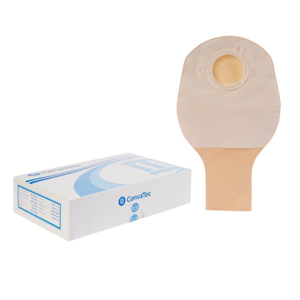 Colostomy Pouch Sur-Fit Natura® Two-Piece System 10 Inch Length Drainable