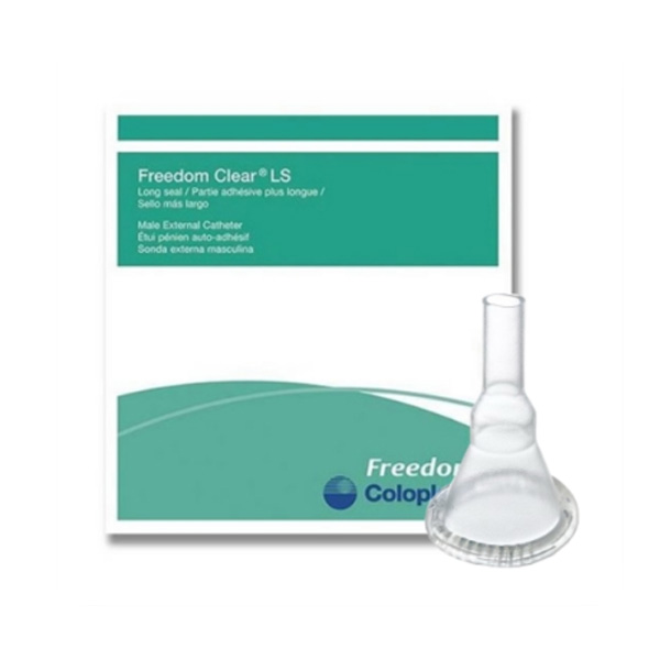 Male External Catheter Freedom Clear® LS Self-Adhesive Seal Silicone Intermediate