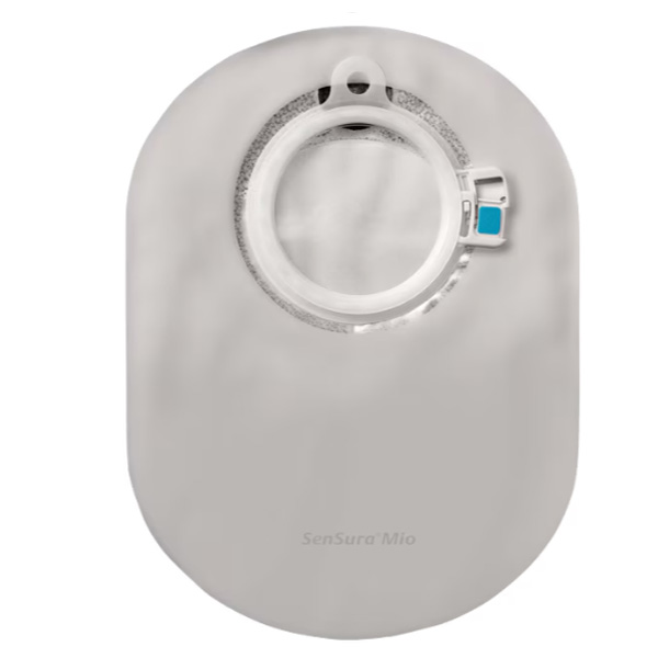 Filtered Ostomy Pouch SenSura® Mio Two-Piece System 50 mm Stoma Closed End Flat