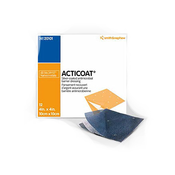 Silver Dressing Acticoat 4 X 4 Inch Square Sterile