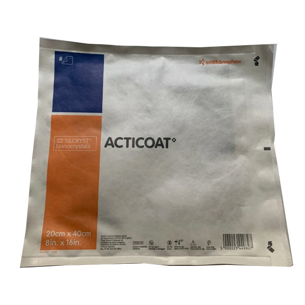 Silver Dressing Acticoat 8 X 16 Inch Rectangle Sterile