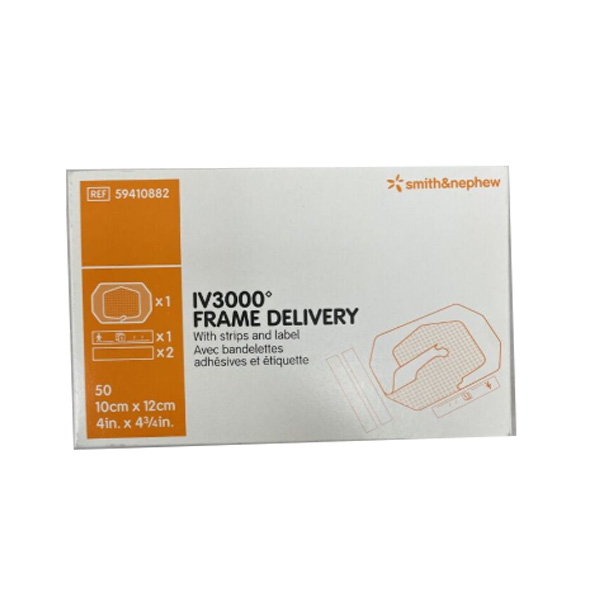 I.V. Dressing IV3000 Frame Delivery Film 4 X 4-3/4 Inch Sterile