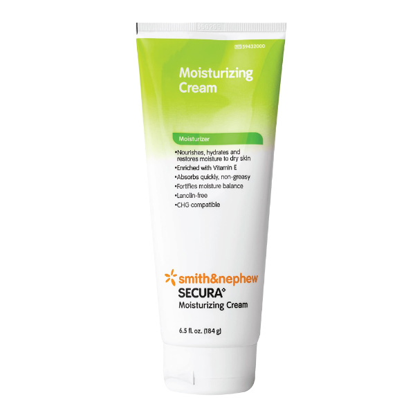 Hand and Body Moisturizer Secura™ 6.5 oz. Tube Unscented Cream