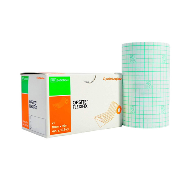 Dressing Retention Tape with Liner OpSite Flexifix Waterproof Film 4 Inch X 11 Yard Transparent NonSterile