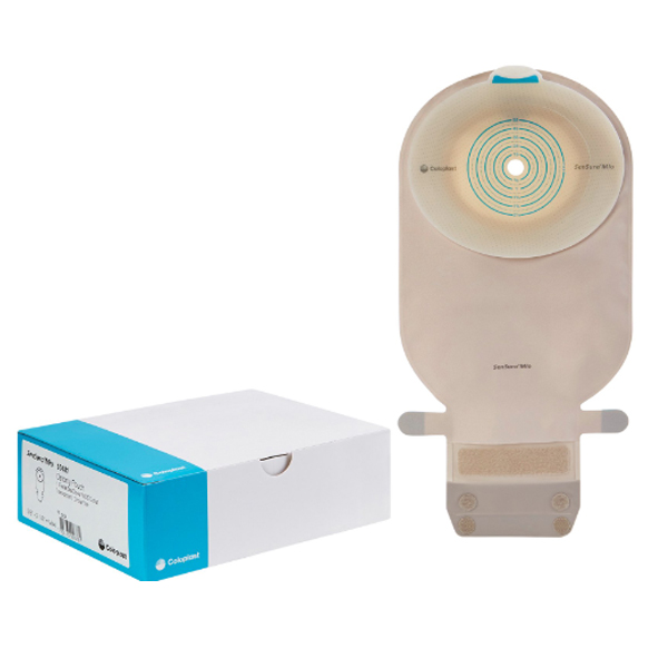 Filtered Ostomy Pouch SenSura® Mio One-Piece System Maxi Length 3/8 to 2-1/8 Inch Stoma Drainable Flat, Trim To Fit