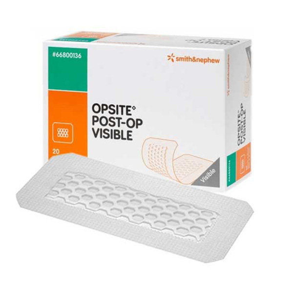 Transparent Dressing with Pad OpSite Post-Op Visible Rectangle 3 X 4 Inch 2 Tab Delivery Without Label Sterile