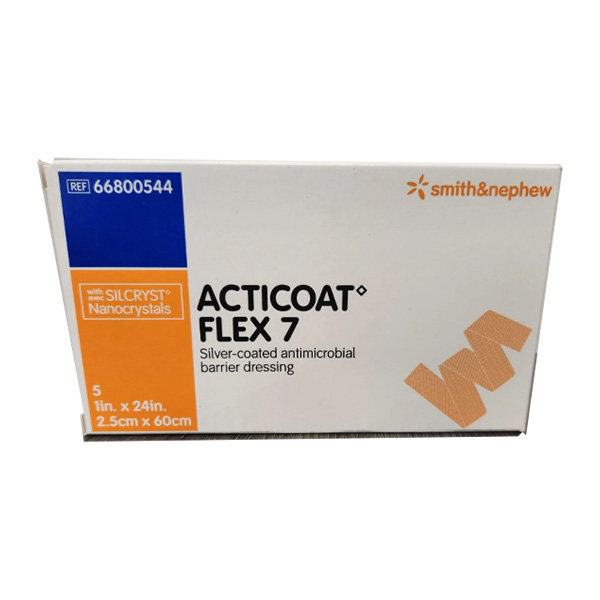 Silver Dressing Acticoat Flex 7 1 X 24 Inch Rope Sterile