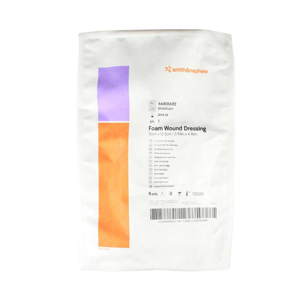 Foam Dressing 0.5 X 4 X 5 Inch