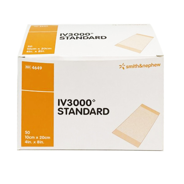 Catheter Securement Dressing IV3000™ Film 4 X 8 Inch Sterile