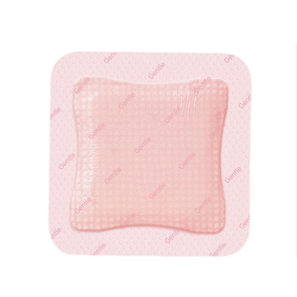 Thin Silicone Foam Dressing Allevyn Gentle Border Lite 6 X 6 Inch Square Silicone Gel Adhesive with Border Sterile