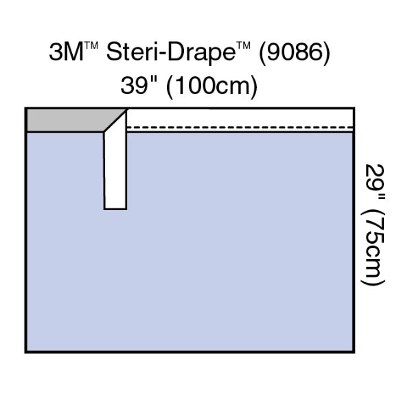Surgical Drape 3M™ Steri-Drape™ Towel Drape 29 W X 39 L Inch Sterile