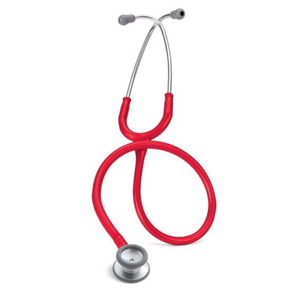 Classic Stethoscope 3M™ Littmann® Classic II™ Red 1-Tube 28 Inch Tube Double-Sided Chestpiece