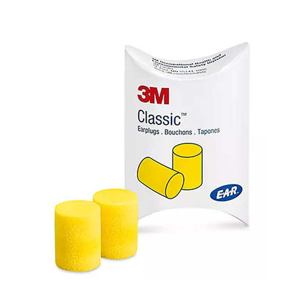 Ear Plugs 3M™ E-A-R™ Classic™ Cordless One Size Fits Most Yellow