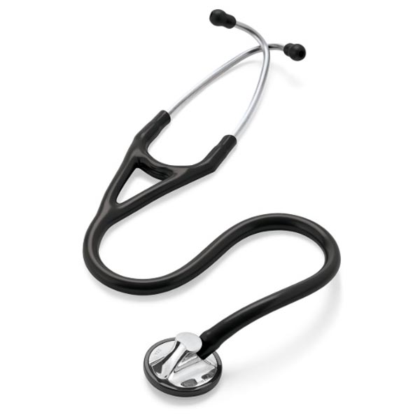 Cardiology Stethoscope 3M™ Littmann® Master Cardiology™ Black 1-Tube 27 Inch Tube Single Head Chestpiece