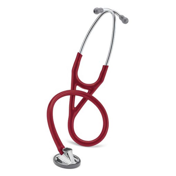 Cardiology Stethoscope 3M™ Littmann® Master Cardiology™ Burgundy 1-Tube 27 Inch Tube Single Head Chestpiece