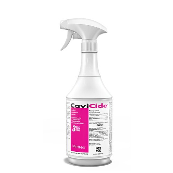 CaviCide™ Surface Disinfectant Cleaner Alcohol Based Pump Spray Liquid 24 oz. Bottle Alcohol Scent NonSterile