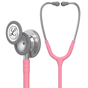 Classic Stethoscope 3M™ Littmann® Classic II™ Pink 1-Tube 27 Inch Tube Double-Sided Chestpiece