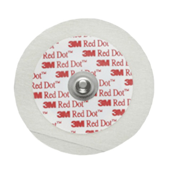 ECG Snap Electrode 3M™ Red Dot™ Monitoring Non-Radiolucent 50 per Pack