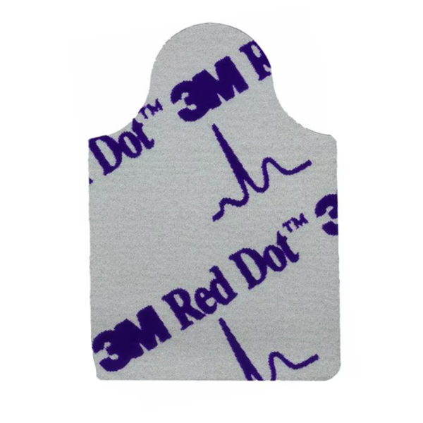 ECG Snap Electrode 3M™ Red Dot™ Resting Radiolucent 100 per Pack