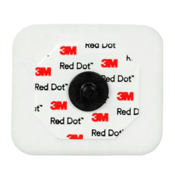 ECG Snap Electrode 3M™ Red Dot™ Monitoring Radiolucent 10 per Pack