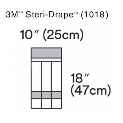 [MMM-1018] 3M™ Steri-Drape™ Instrument Pocket Drape