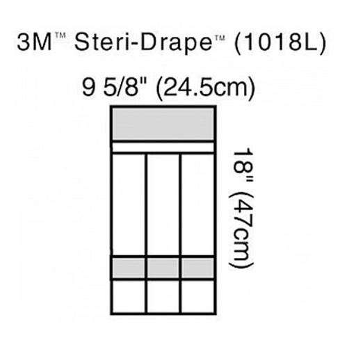 [MMM-1018L] 3M™ Steri-Drape™ Instrument Pocket Drape
