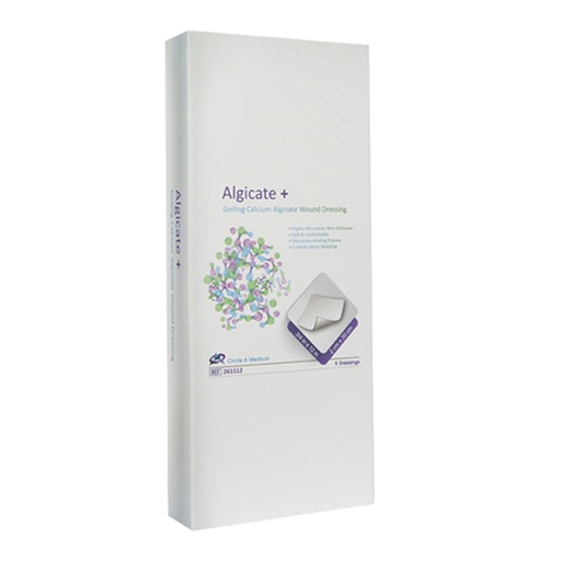 [CIR-261112] Alginate+ Gelling Calcium Alginate Dressing, 3.4" x 12", Sterile 1s, 5/bx