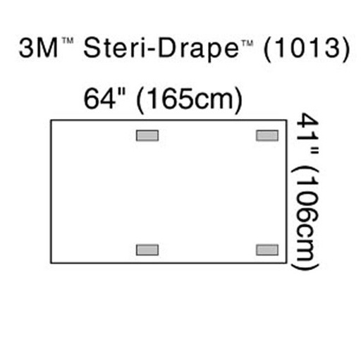 [MMM-1013] C-Arm Drape 3M™ Steri-Drape™ 64 X 41 Inch X-Ray Image Intensifier