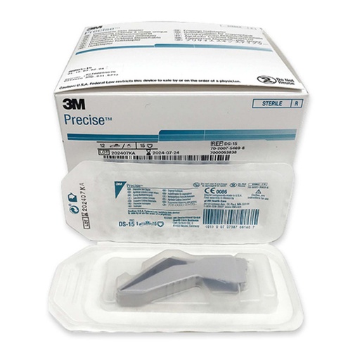[MMM-DS-15] Wound Stapler Precise™ Multi-Shot Squeeze Handle Stainless Steel / Nickel Staples 15 mm Staples