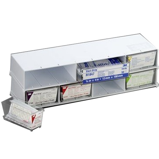 [MMM-1555] Skin Closure Stacking Trays 3M™ Steri-Strip™ 19-1/2 X 5-7/8 X 3 Inch