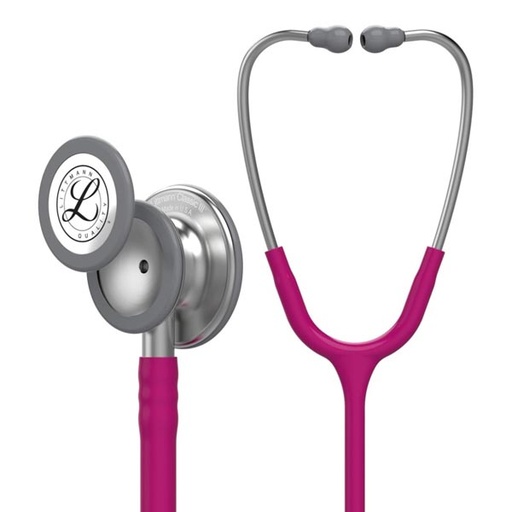 [MMM-5648] Stethoscope, Raspberry Tube, 27", Stainless Stem and Headset (Littmann items are only available for sale online by distributors authorized by 3M Littmann)