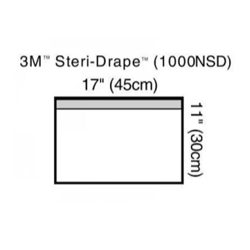 [MMM-1000NSD] Surgical Drape 3M™ Steri-Drape™ Small Towel Drape 11 W X 17 L Inch NonSterile