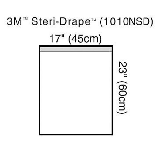 [MMM-1010NSD] Surgical Drape 3M™ Steri-Drape™ Large Towel Drape 17 W X 23 L Inch NonSterile