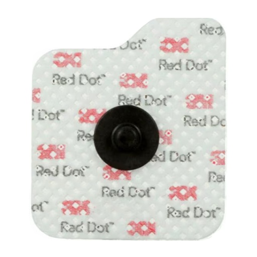 [MMM-2660-3] ECG Snap Electrode 3M™ Red Dot™ Monitoring Radiolucent 3 per Pack