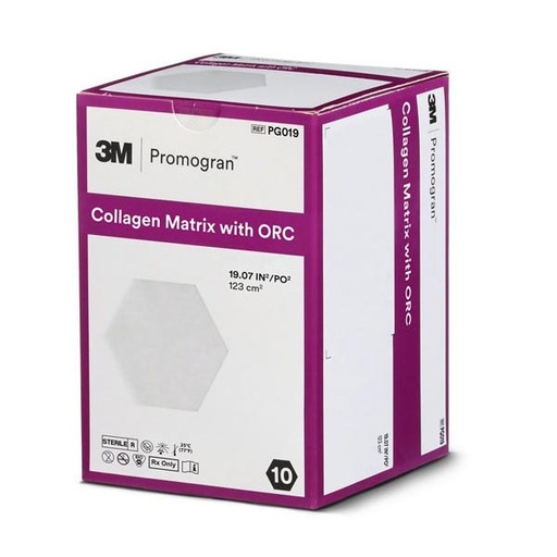 [MMM-PG019] Collagen Dressing Promogran™ Matrix Collagen / ORC 19-1/10 X 19-1/10 Inch 10 per Pack