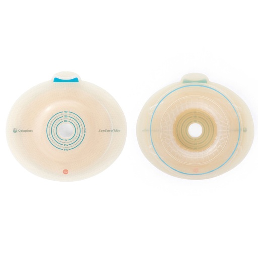 [COL-16483] Ostomy Barrier SenSura® Mio Convex Trim to Fit, Standard Wear Elastic Adhesive 50 mm Flange Red Code System 15 to 40 mm Opening