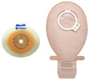 Ostomy Barrier SenSura® Click Trim to Fit, Standard Wear Double Layer Adhesive 50 mm Flange Red Code System 3/8 to 1-3/4 Inch Opening