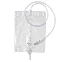 Urinary Leg Bag Conveen® Security+ Anti-Reflux Valve Sterile 1500 mL Polyethylene / Flocked