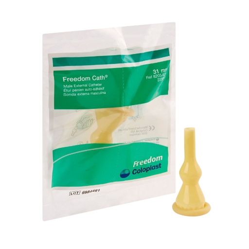 [COL-8205] Male External Catheter Freedom® Cath Self-Adhesive Seal Latex Intermediate