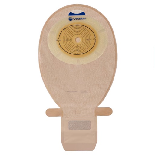 [COL-15522] Filtered Ostomy Pouch SenSura® EasiClose™ One-Piece System 11 1/2 Inch Length, Maxi 1 Inch Stoma Drainable Flat, Pre-Cut