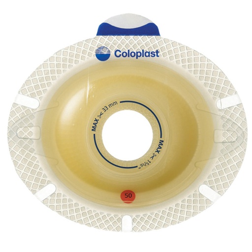 [COL-11035] Ostomy Barrier SenSura® Flex Xpro Trim to Fit, Extended Wear Double Layer Adhesive 60 mm Flange Blue Code System 5/8-1-3/4 Inch Opening