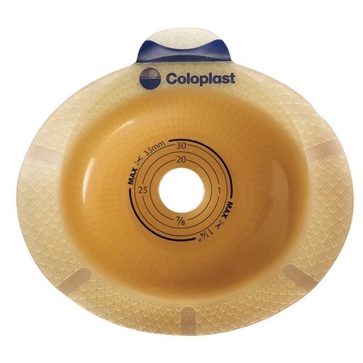 [COL-11031] Ostomy Barrier SenSura® Click Trim to Fit, Standard Wear Double Layer Adhesive 60 mm Flange Blue Code System 5/8 to 1-11/16 Inch Opening