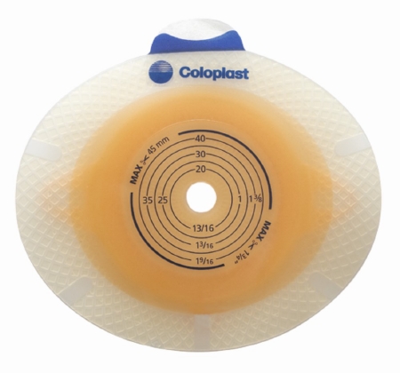 [COL-11021] Ostomy Barrier SenSura® Trim To Fit, Standard Wear Double Layer Adhesive 50 mm Flange Red Code System 3/4 to 1-1/4 Inch Opening