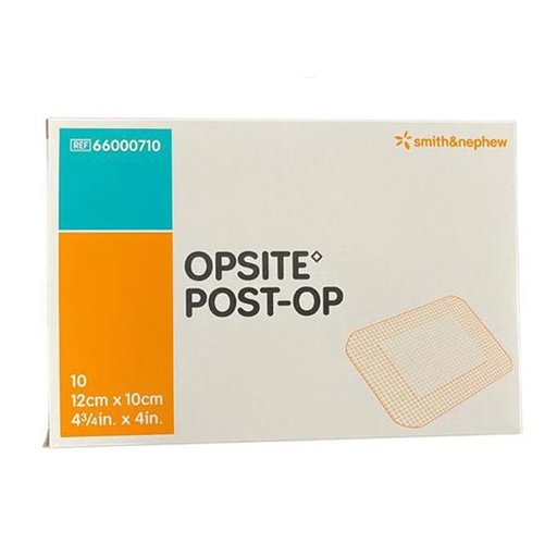 [SMI-66000710] Transparent Film Dressing with Pad OpSite Post Op Rectangle 4 X 4-3/4 Inch 3 Tab Delivery Without Label Sterile