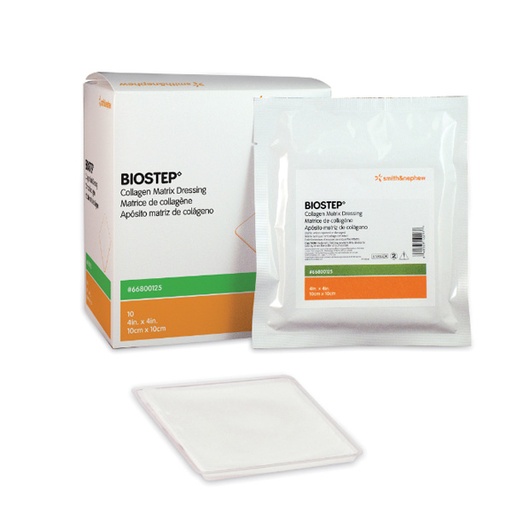 [SMI-66800125] Collagen Dressing Biostep™ Collagen 4 X 4 Inch 10 per Pack