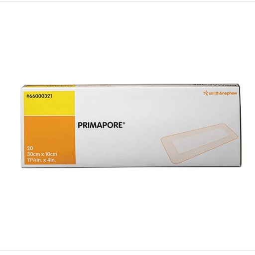 [SMI-66000321] Adhesive Dressing Primapore 4 X 11-3/4 Inch Polyester Rectangle White Sterile