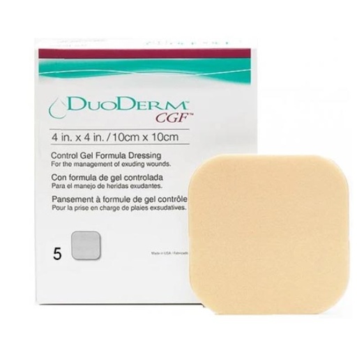 [CON-187660] Hydrocolloid Dressing DuoDERM® CGF® 4 X 4 Inch Square Sterile