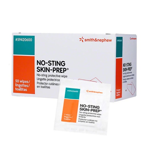 [SMI-59420600] Skin Barrier Wipe No-Sting Skin-Prep 75 to 100% Strength Hexamethyldisiloxane / Acrylate Copolymer Individual Packet Sterile