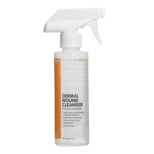 [SMI-59449200] General Purpose Wound Cleanser Dermal Wound 8 oz. Spray Bottle Benzethonium Chloride