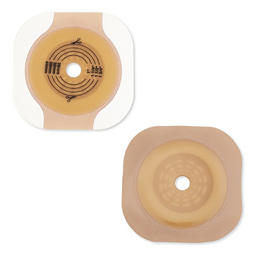 [HOL-11204] Skin Barrier New Image™ CeraPlus™ Trim to Fit, Extended Wear Adhesive Tape Borders 70 mm Flange Blue Code System Up to 2-1/4 Inch Opening